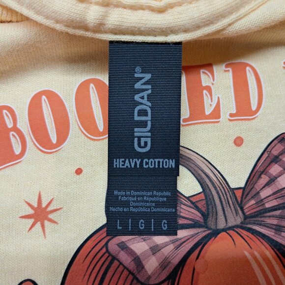 Fully Booked for Fall Tee (Gildan Heavy Cotton, Yellow Haze, Adult Large) - Picture 3 of 6